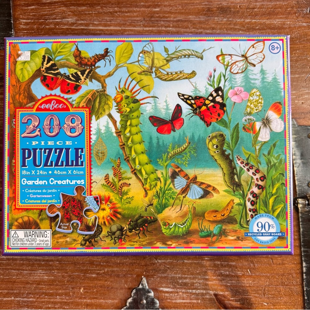 Garden Creatures Puzzle - Colorful